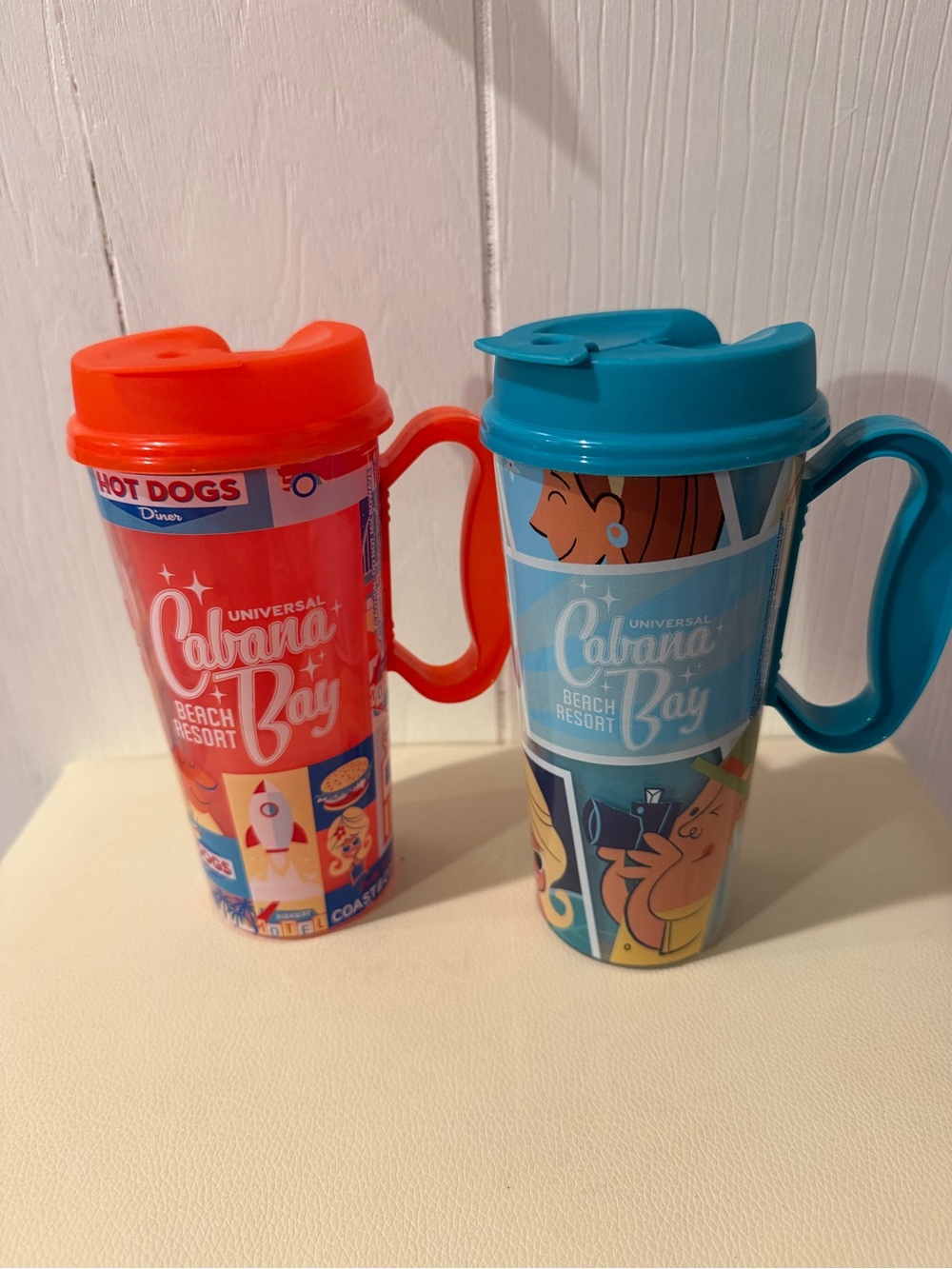 Beach Resort Travel Mug – Blue